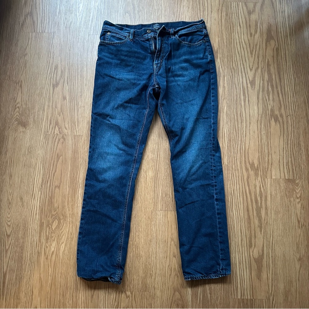 Jcrew mens flannel sutton jeans